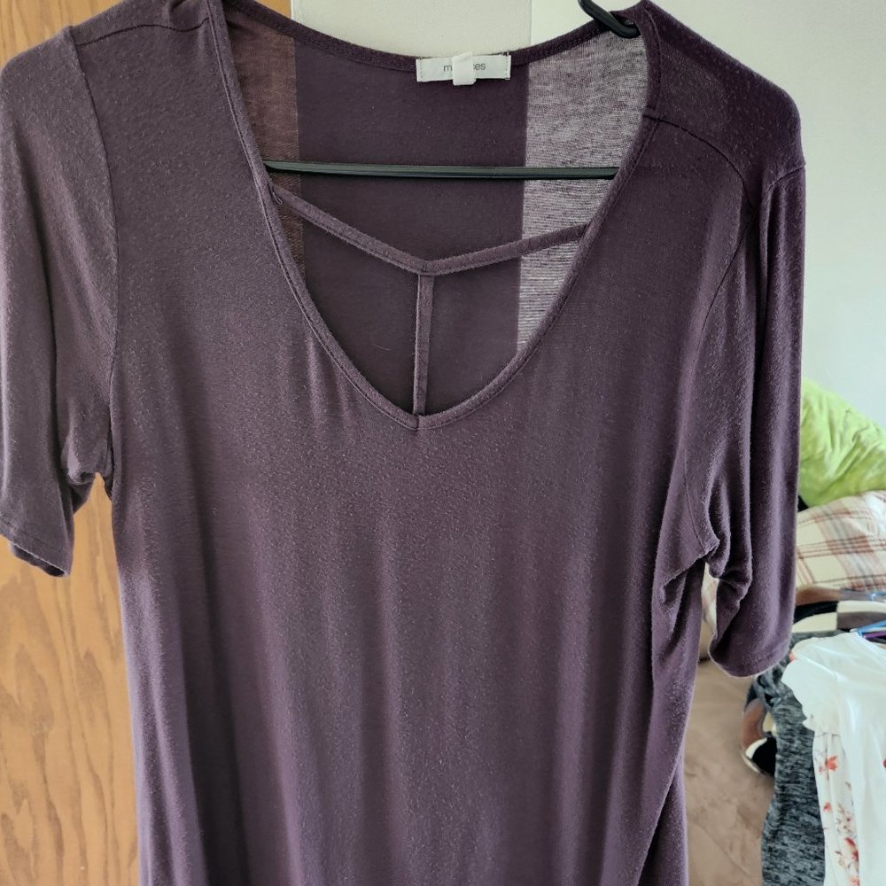 Plum colored tee